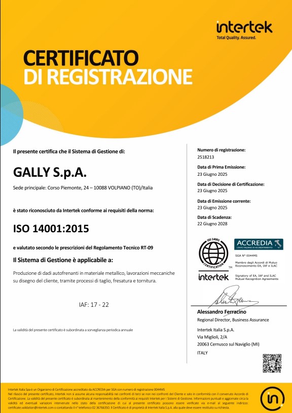 UNI EN ISO 14001 2015